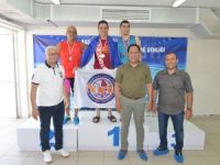 Yüzme yarışları yapıldı