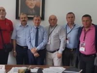 Özbilgehan konuk heyetler ile görüştü