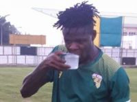 Emmanuel Sarki Binatlı antrenmanında