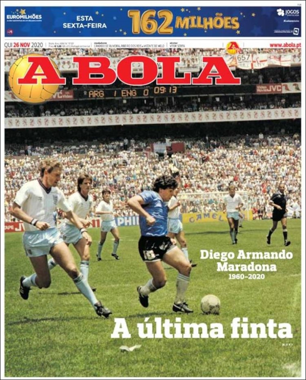 Dünya Basını: "Maradona Tanrı’nın Ellerinde" 10