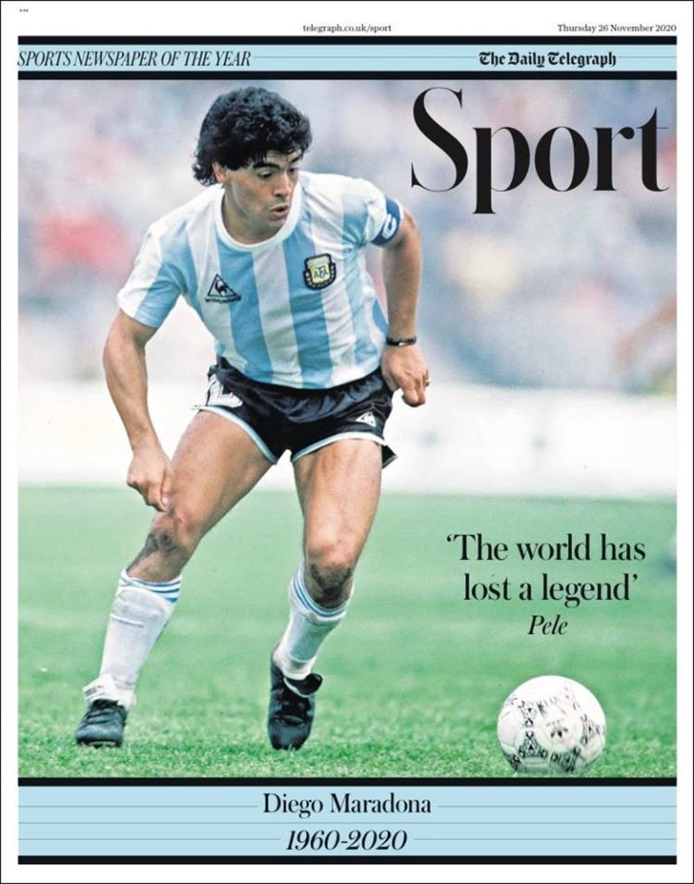 Dünya Basını: "Maradona Tanrı’nın Ellerinde" 9