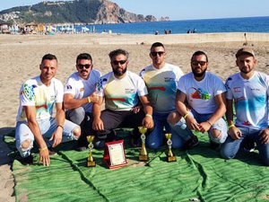 Alanya'da hedefe atladılar