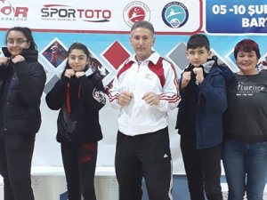 Kickboksta Türkiye’de üçüncülük