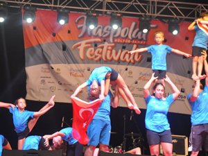 Lefkoşa cimnastikçileri, Haspolat'a renk kattı