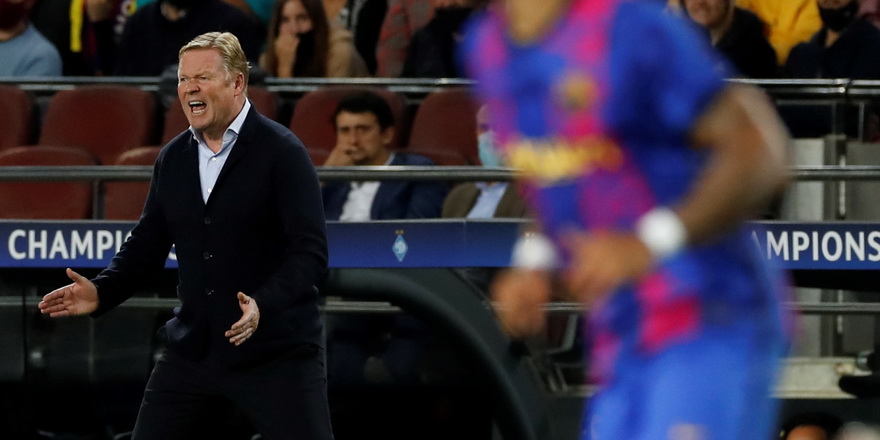 Barcelona’da Koeman gönderildi