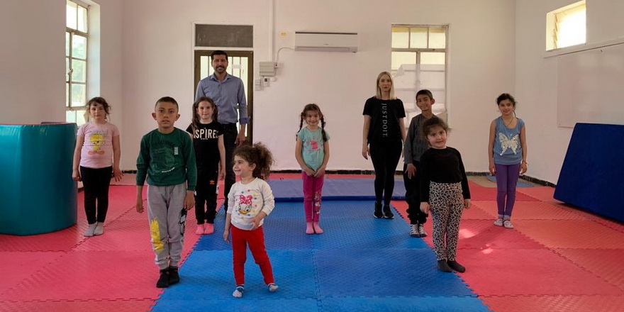 Dilekkaya’da çocuklar cimnastikle mutlu