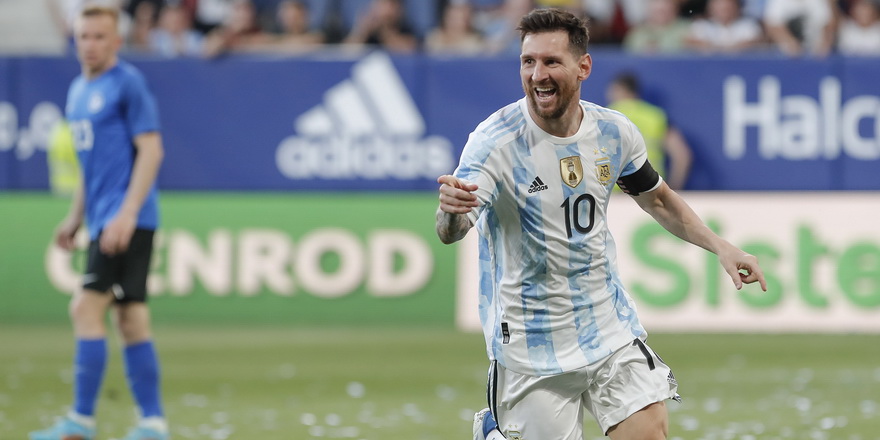 Messi coştu, Arjantin farklı kazandı