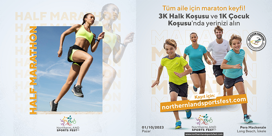 Northernland Sports Fest 23’te maraton ve halk koşusu heyecanı