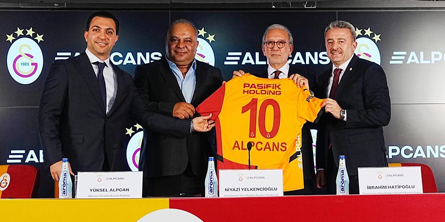 Galatasaray ile Alpcans, forma sponsorluğu anlaşması imzaladı