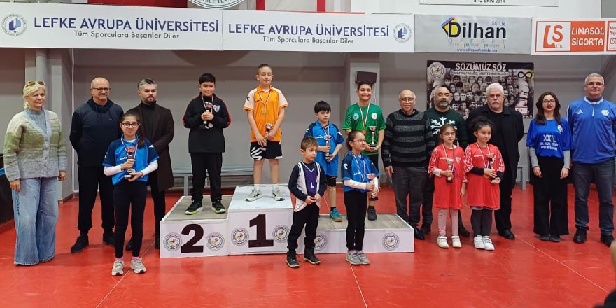 Masa tenisinde U11 Ferdi Klasman Turnuvası düzenlendi