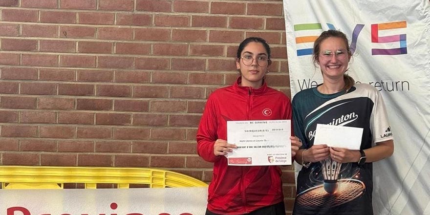 Nehir Deniz'den Belçika'da iki birincilik