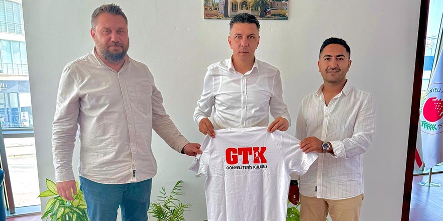 Gönyeli Tenis Kulübü’nden Amcaoğlu’na ziyaret
