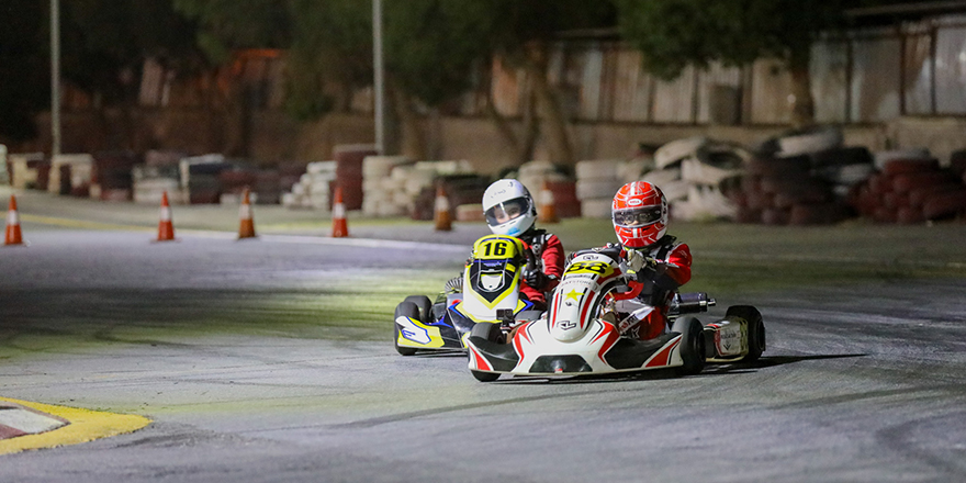 Kartingde 4.yarışlar nefes kesti