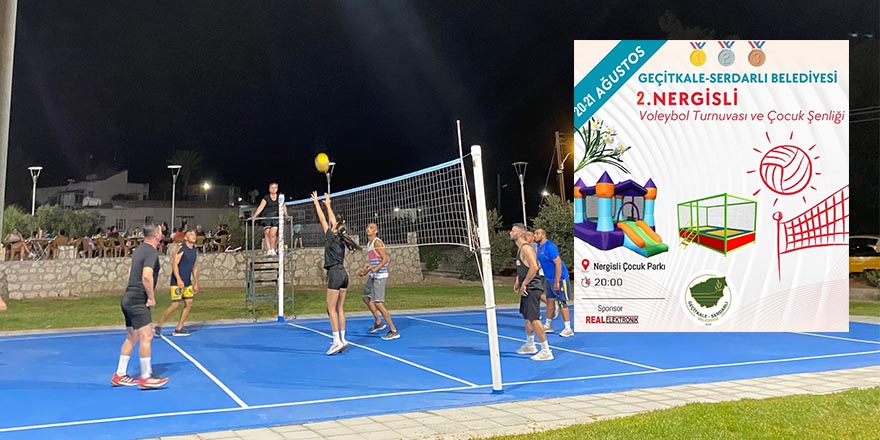 Nergisli’de Voleybol Turnuvası ve Çocuk Şenliği düzenleniyor