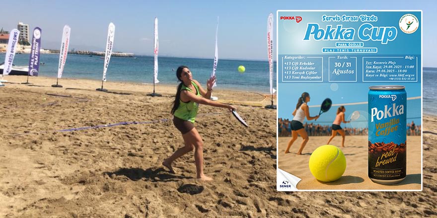 Teniste plaj turnuvaları sürüyor