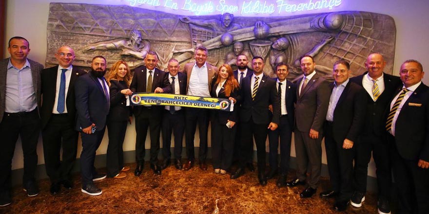 KKTC Fenerbahçeliler Derneği, Fenerbahçe’yi ziyaret etti