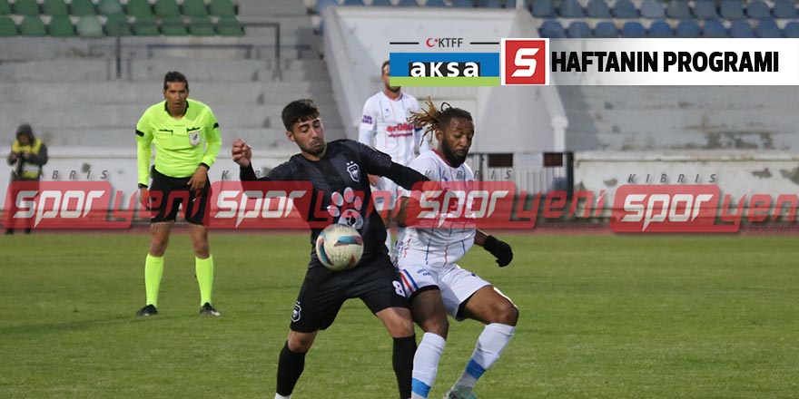 Futbolda haftanın programı