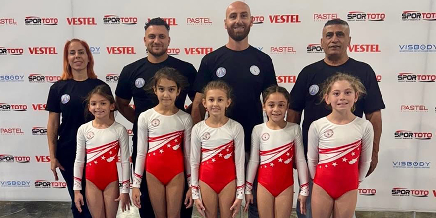 Cimnastikçi minik kızlarımızdan, İstanbul’da başarılı temsiliyet