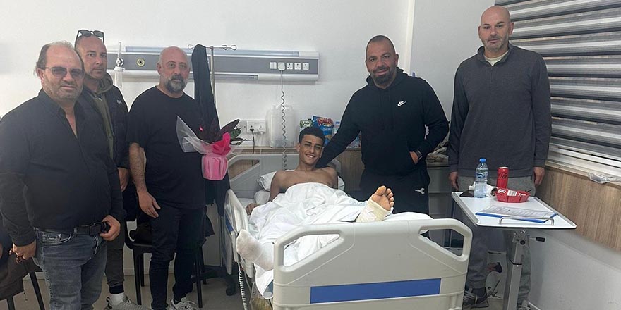 Kaymaklı’dan Hasan Cem Kasap’a geçmiş olsun ziyareti