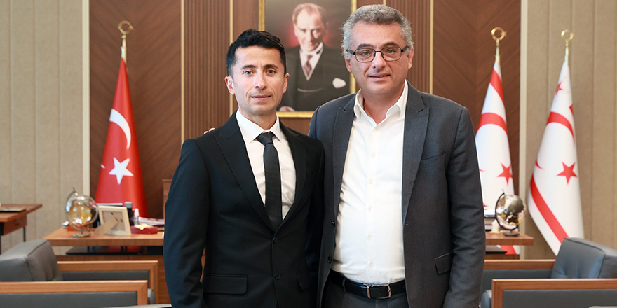 Erhürman, Hakan Tazegül’ü kabul etti