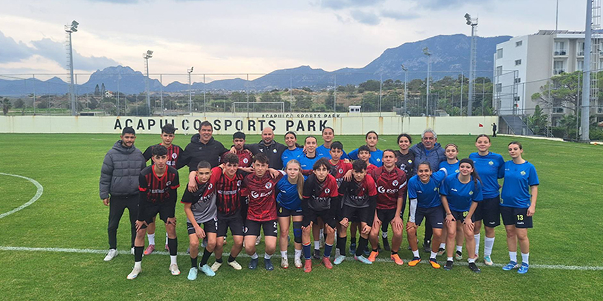 Hamitköy Futbol Akademisi, kadın takımlarıyla dostluk maçları oynadı