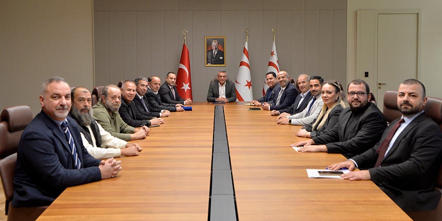 Cumhurbaşkanı Erhürman, KTSYD’yi kabul etti