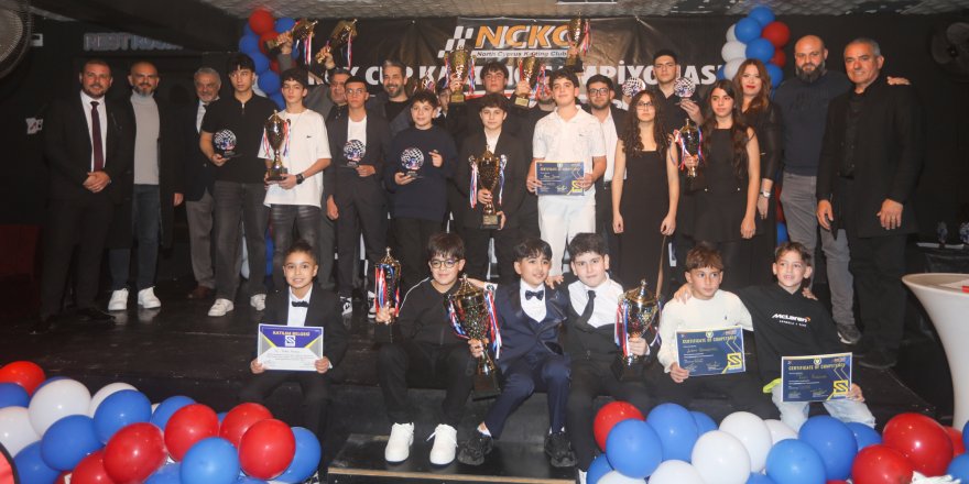 Kartingde şampiyonlar kupalarını aldı