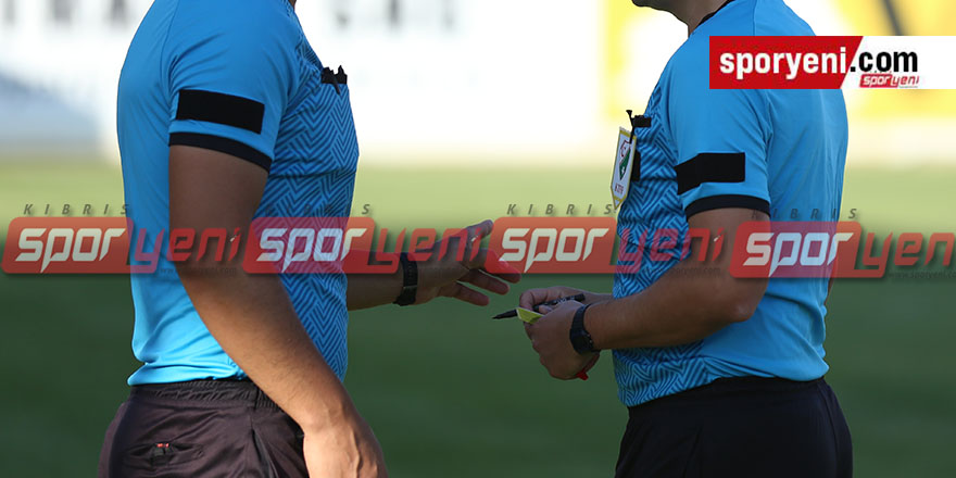 Haftanın hakemleri açıklandı