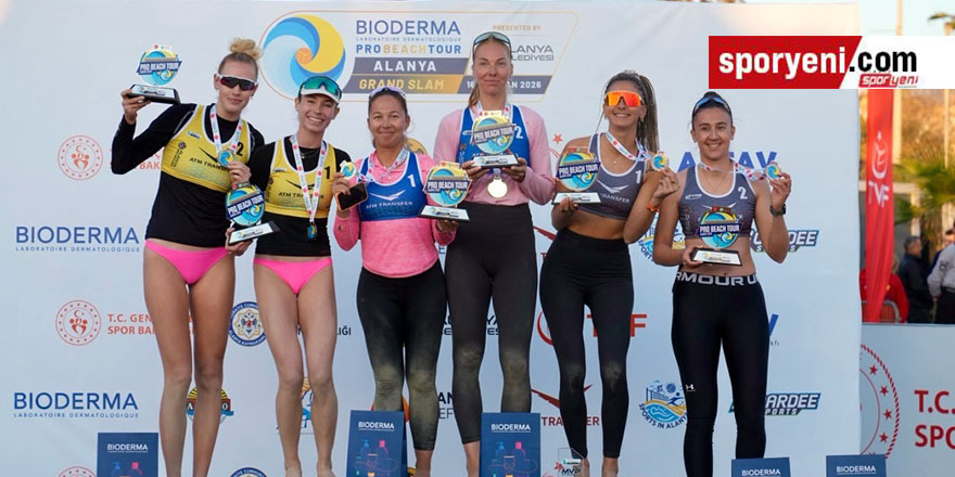 Merve plaj sezonunu üçüncülükle açtı