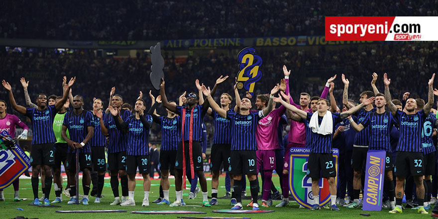 Inter, Serie A’da şampiyonluğunu ilan etti