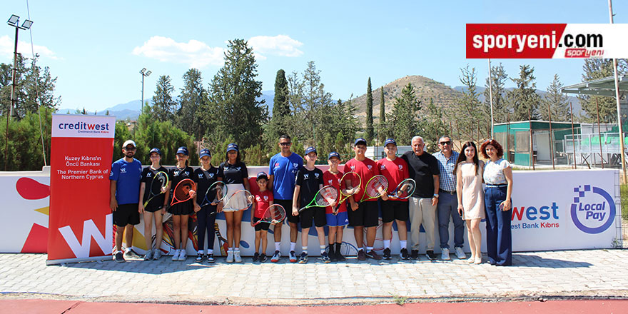Creditwest Bank’tan Lefke Tenis Derneği’ne destek