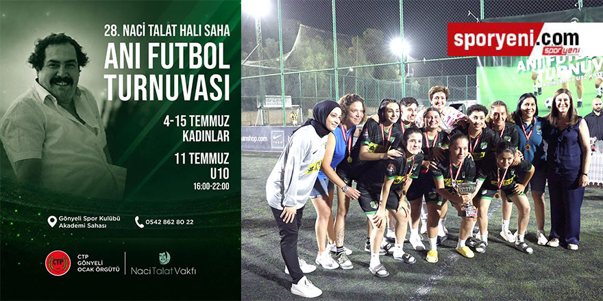 28’inci Naci Talat Halı Saha Futbol Anı Turnuvası başlıyor