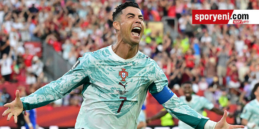 Ronaldo tarihe geçti