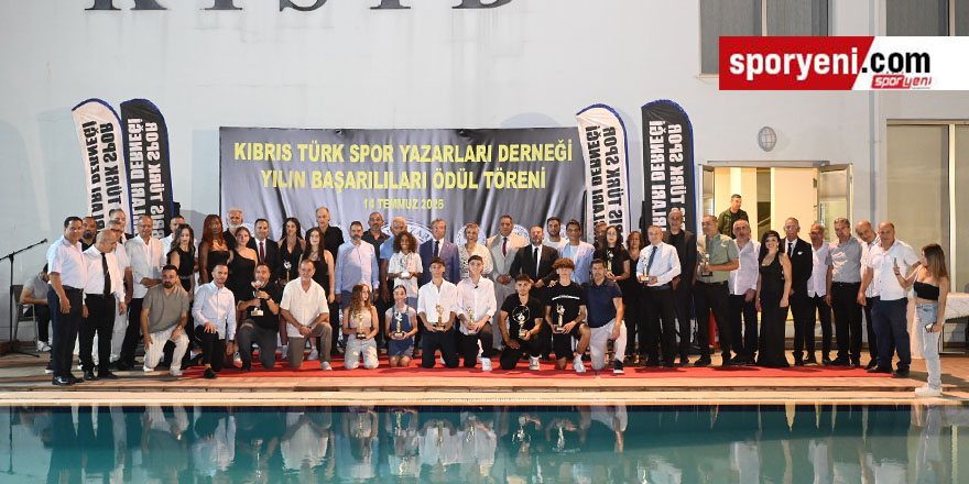 Yılın başarılıları ödüllerini aldı
