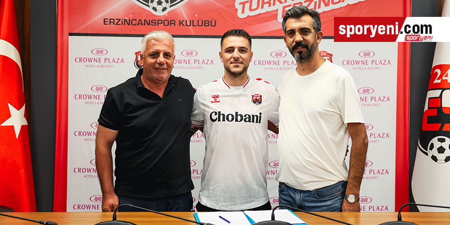 Sivri, Erzincanspor’a imzayı attı