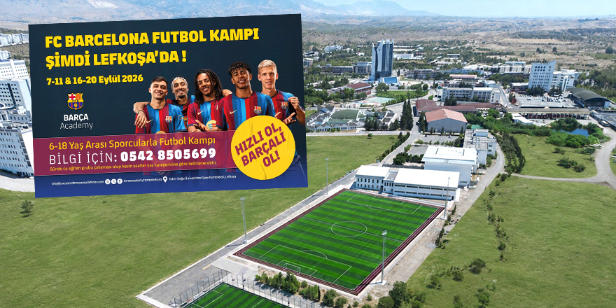 FC Barcelona Futbol Kampı Lefkoşa’da başlıyor