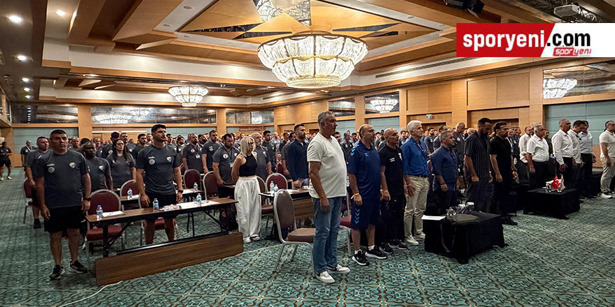 Antrenörlere mazeret semineri yapılıyor