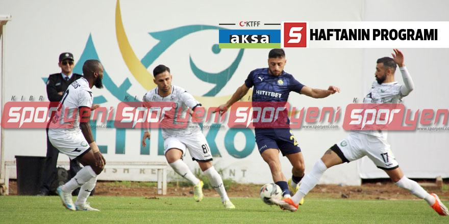 Futbolda haftanın programı