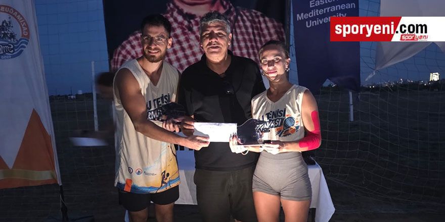 DAÜ-GMB Plaj Tenis Turnuvası tamamlandı