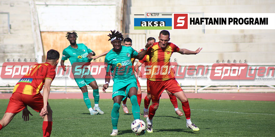 Futbolda haftanın programı
