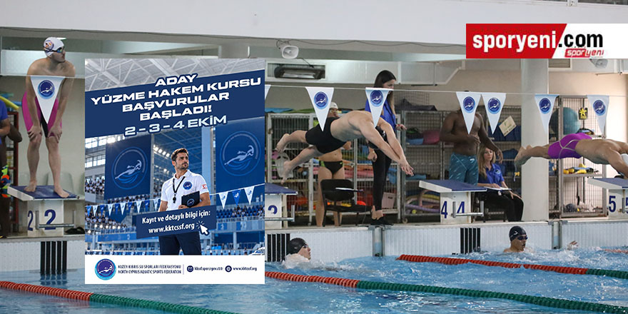 “Aday Yüzme Hakem Kursu” düzenleniyor