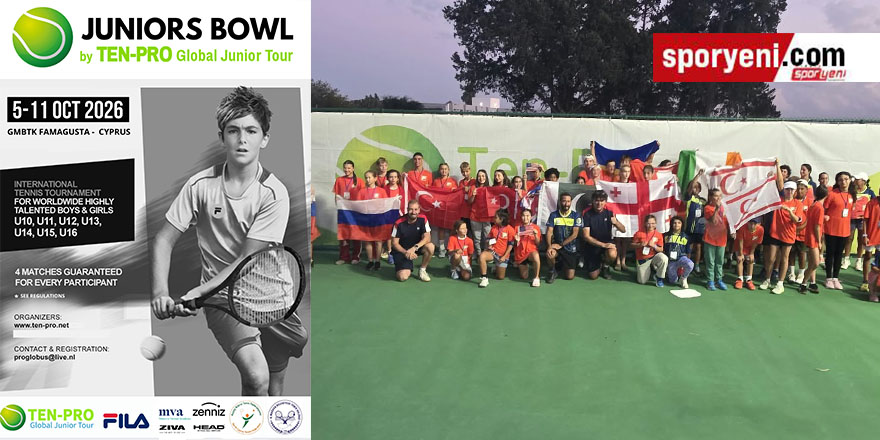 TEN-PRO Global Junior Tour Kuzey Kıbrıs’ta başladı
