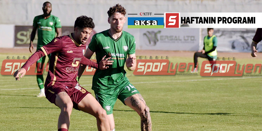 Futbolda haftanın programı