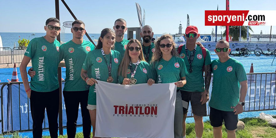 Triatletlerimiz Alanya’da kürsüde