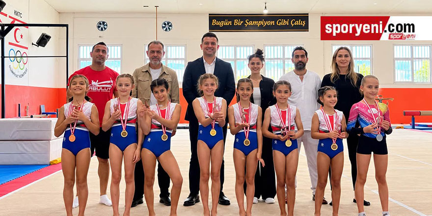 Cimnastikte, Minikler KKTC Şampiyonası yapıldı