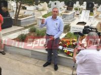 Topcan kabri başında anıldı