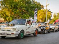 Girne’de slalom heyecanı yaşandı