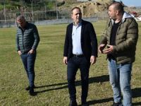 Harmancı, Esat Erdoğmuş Stadı’nı inceledi