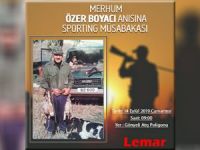 Boyacı anısına yarışacaklar