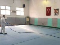 Salon dezenfekte edildi